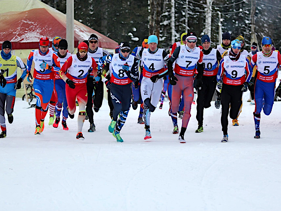 Зимний триатлон в Алтайском крае