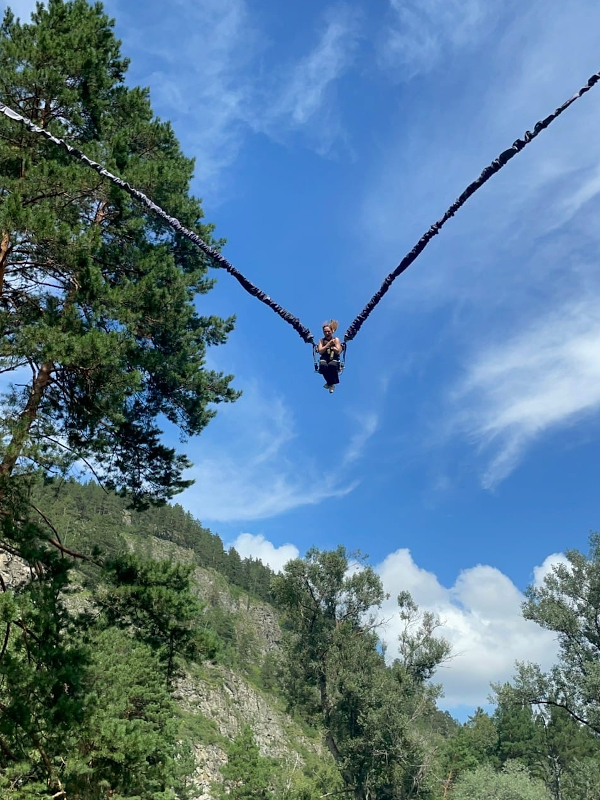 Катапульта на Камышлинском водопаде