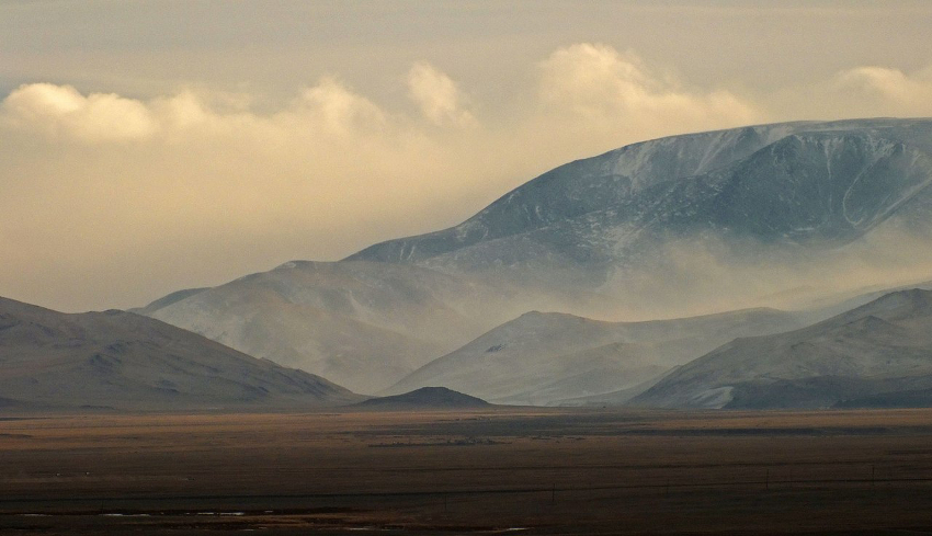 Чуйская степь и горы