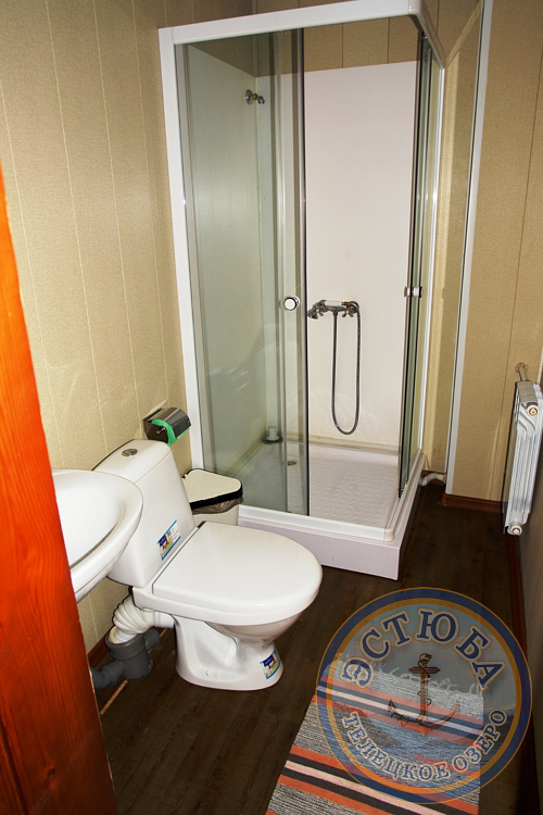Туалетная комната в номере коттеджа ВИП