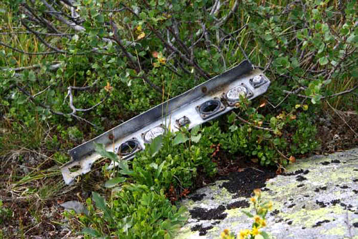 Обломки ракет