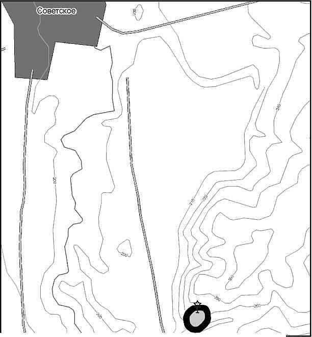 Расположение горы Каменной