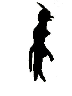 Изображение антропоморфного существа