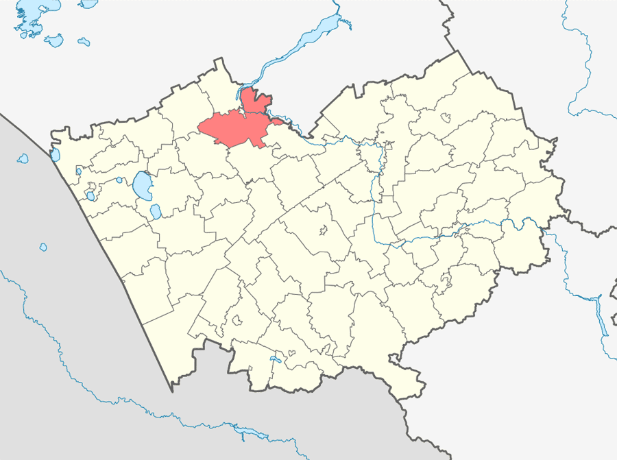 Каменский район на карте Алтая