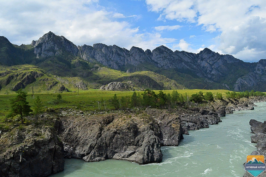 Катунь около Ороктойского моста