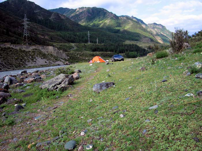 Ночлег на берегу реки Чуя