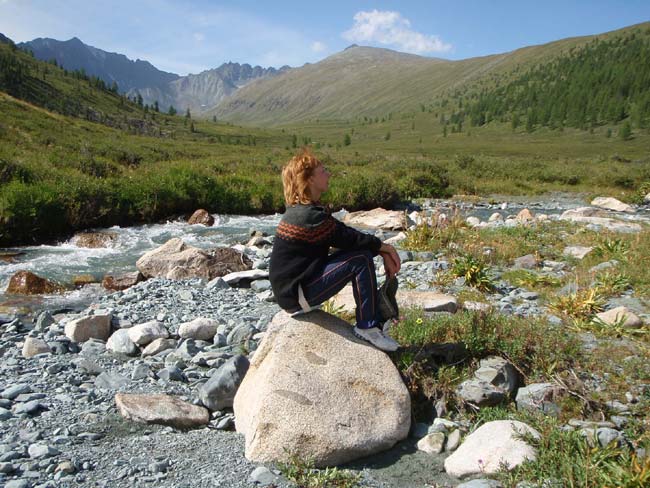 У речки Барталдах