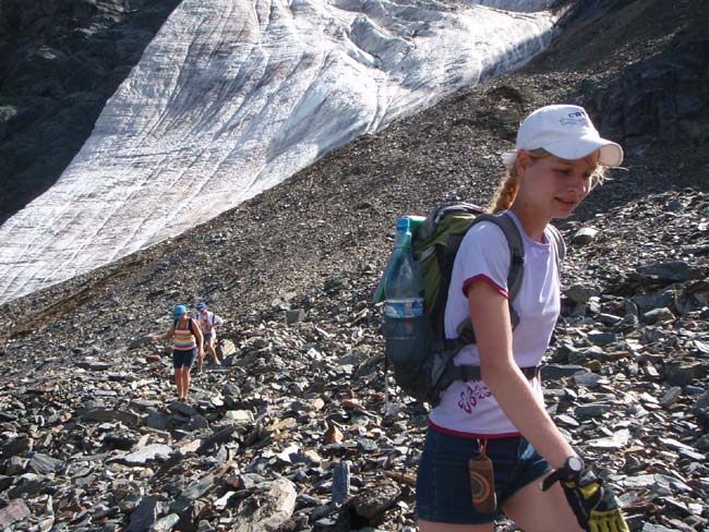 Идем от ледника