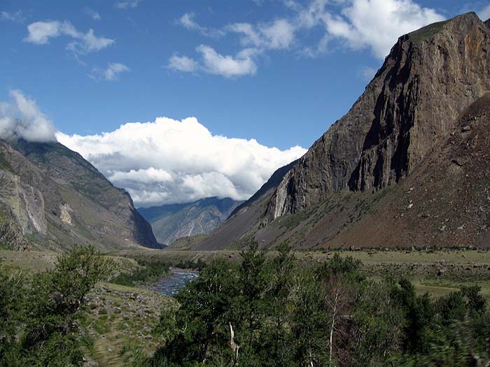 Живописная дорога к устью Чульчи