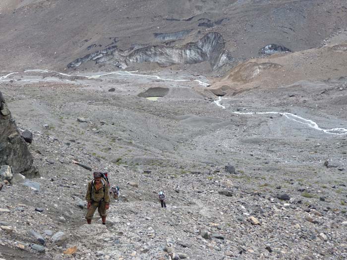 Подъем по кулуару