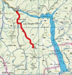 Отдых на Телецком озере : Экскурсионный центр «Айру» : Трасса соревнований (1-й день HARD) 45 км × 2