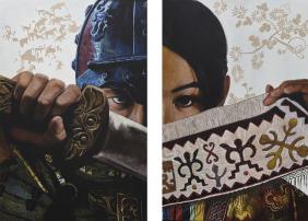 Горный Алтай : Художник Аржан Ютеев : Диада