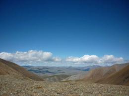 Горный Алтай : Алтайская биосферная экспедиция 2012 : Вид на Курайский хребет