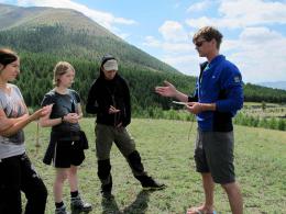 Горный Алтай : Алтайская биосферная экспедиция 2012 : Инструктаж по ориентированию