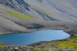 Горный Алтай : Чойский район : Гора Альбаган : Озеро у Альбагана
