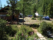 Горный Алтай : Конный поход к Белухе :  Приют Ак-кем