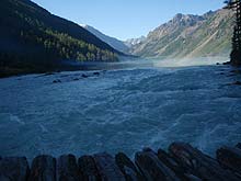 Горный Алтай : Активный тур на лошадях  к Белухе :  Устье р. Кучерла