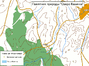 Озеро Казачка - Памятник Природы