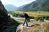 Горный Алтай : Путешествие в ущелье Актру (август 2007) : Возле Белого Бома
