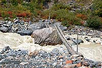 Горный Алтай : Путешествие в ущелье Актру (август 2007) : Река Актру (Актуру).