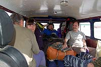 Горный Алтай : Ледники и озера Южно-Чуйского хребта (лето 2007) : В УАЗике