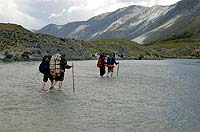 Горный Алтай : Ледники и озера Южно-Чуйского хребта (лето 2007) : Долина реки Талдура