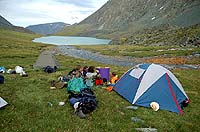 Горный Алтай : Ледники и озера Южно-Чуйского хребта (лето 2007) : Озеро Тура-Оюк.