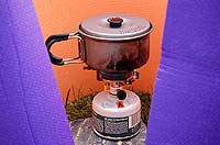 Горный Алтай : Ледники и озера Южно-Чуйского хребта (лето 2007) : Газовая горелка.