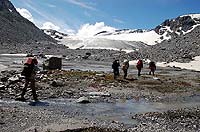 Горный Алтай : Ледники и озера Южно-Чуйского хребта (лето 2007) : Ледник Удачный.
