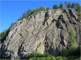 Соколиный камень - обнажение палеозойских пород