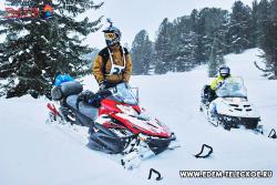 Снежный марафон на снегоходах