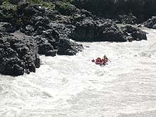 Горный Алтай : Сплавы по Катуни (рафтинг) : Порог Тельдек-Пень