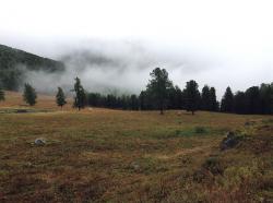 Горный Алтай : «Страна озёр». Дневник начинающего туриста : Вид из села Маральник на горы, куда предстоит держать путь