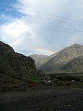 Горный Алтай : Экспедиция на плато Укок : Радуга над горами