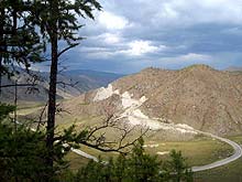 Горный Алтай : Экспедиция на плато Укок : Подъем на перевал Чике-Таман