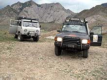 Горный Алтай : Экспедиция на плато Укок : Джип и Кузя