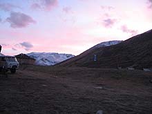 Горный Алтай : Экспедиция на плато Укок : Утро на Джумалинских ключах
