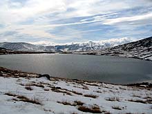 Горный Алтай : Экспедиция на плато Укок : Озеро на перевале Теплый ключ