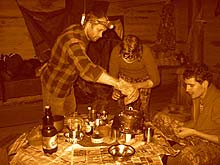 Горный Алтай : Экспедиция на плато Укок : Ужин