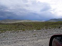 Конный поход на плато Укок : Дорога по Чуйской степи