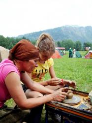 Горный Алтай : Фестиваль ВОТЭТНО - 2013 : Гончарный круг