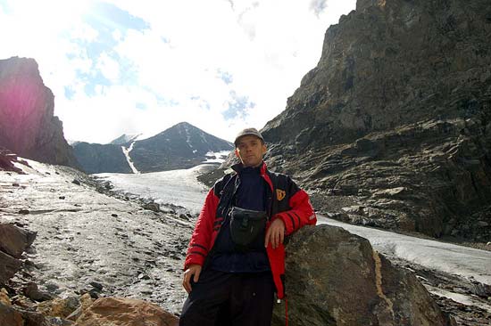 Ледник Малый Актру.