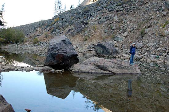 Озеро Сачки в долине Актру.