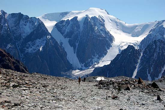 Подъем на перевал Значкистов 1Б.