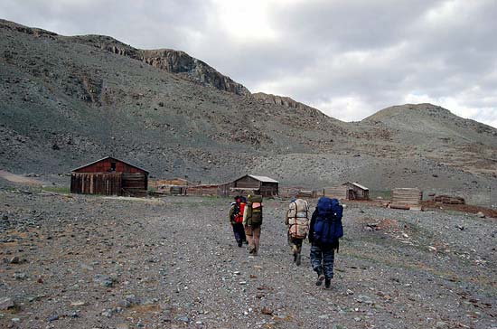 Долина реки Чаган. Зимовье.