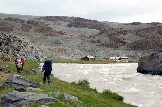 Река Чаган. Зимовье.