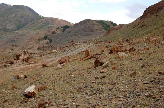 Дорога на перевал Карагем (н/к)