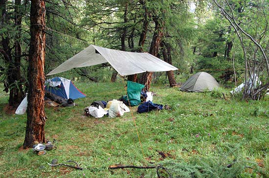 Долина реки Талдура. Бивак