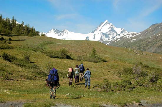 Долина реки Талдура. Талдуринский ледник.