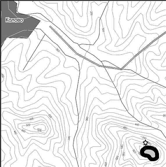 Расположение сопки Баданьей